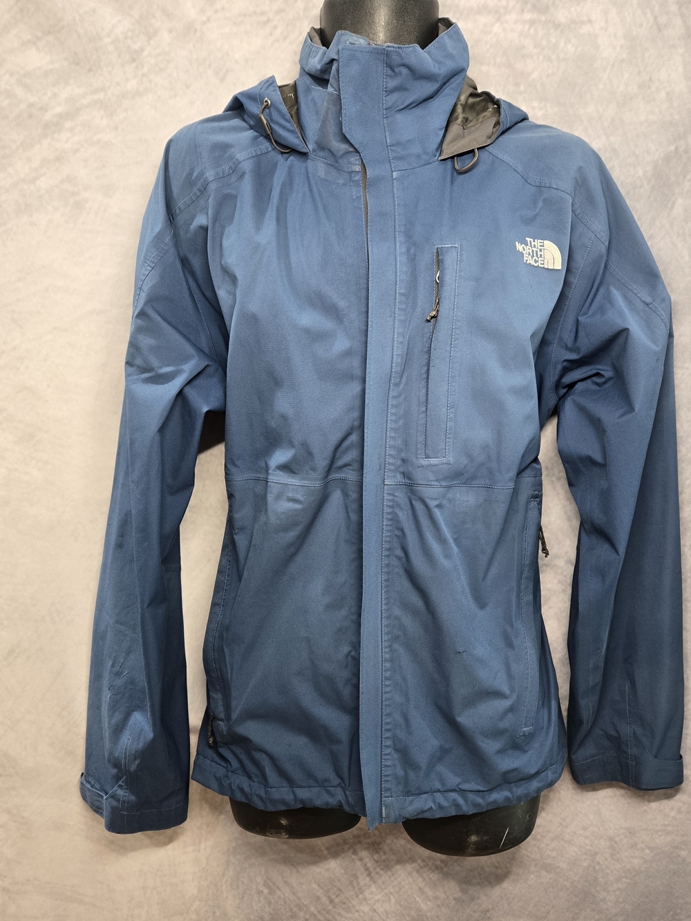 The North Face Women's Blue Waterproof Hooded Jacket